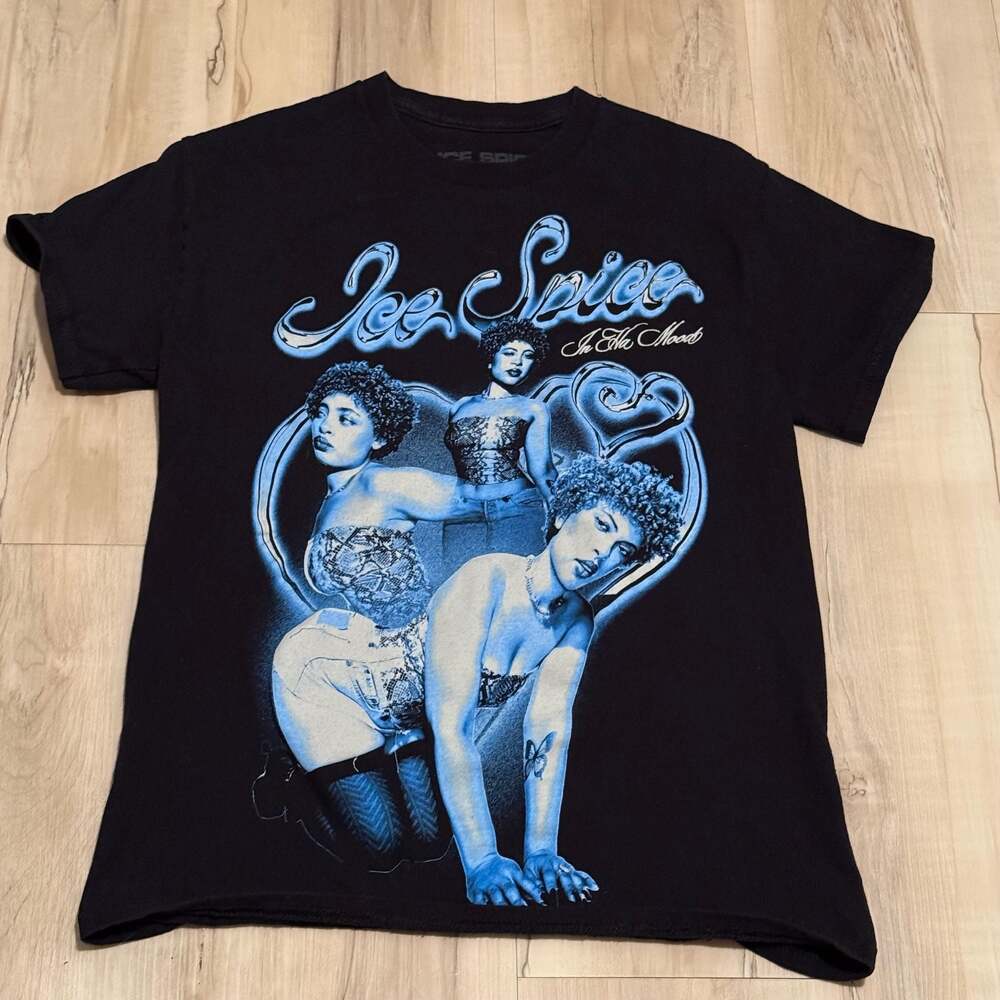 Ice Spice 'In Ha Mood' Graphic Collage T-Shirt